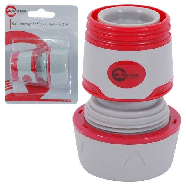 

Конектор 1/2" для шланга 3/4" INTERTOOL GE-1117