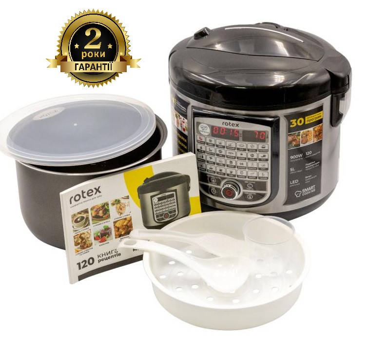 

Мультиварка (30 програм) ROTEX RMC505-B Excellence