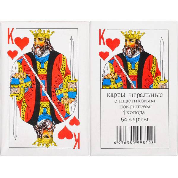 

Карты игральные, 54 карты