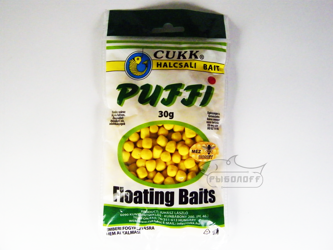 

Воздушное тесто CUKK Puffi со вкусом мёда крупного размера 30г