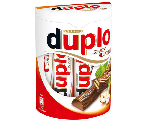 

Батончики молочный шоколад Ferrero Duplo с орехами 10 х 18,2 г