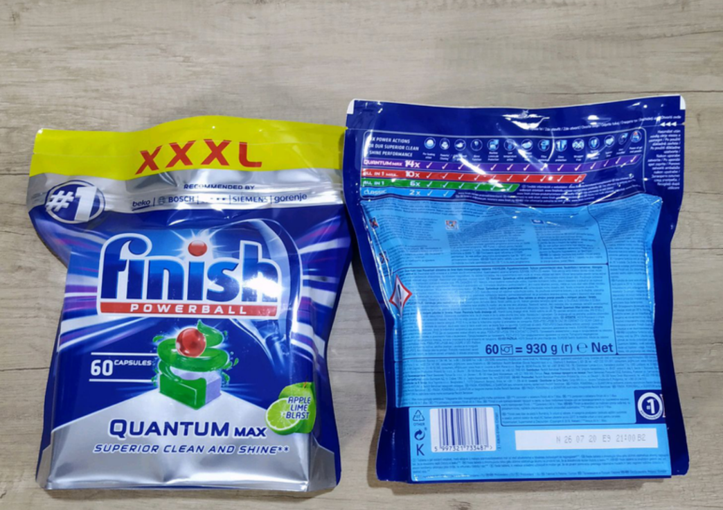 

Таблетки для посудомоечной машины Finish (Финиш) quantum max 60 лайм-яблоко. Польша