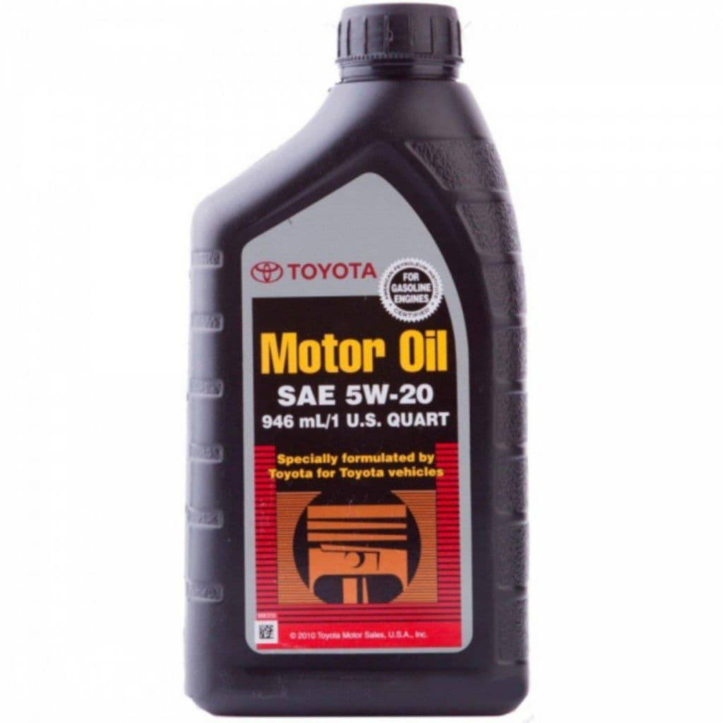 

Моторное масло Toyota Motor Oil 5W-20 0.946л (002791QT20) ORG 002791QT20