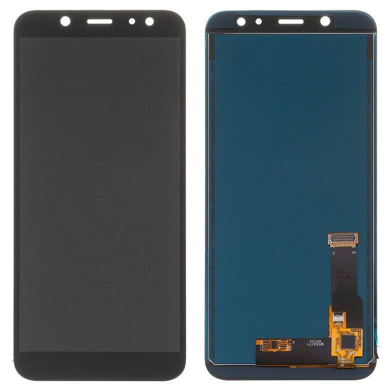 

Дисплей для Samsung A600 Dual Galaxy A6 (2018), чорний, з регулюванням яскравості, без рамки, Сopy, (TFT)