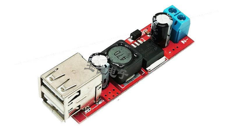 

Понижающий LM2596 DC 9/12/24/36V DC 5V 3A 2xUSB (10656)