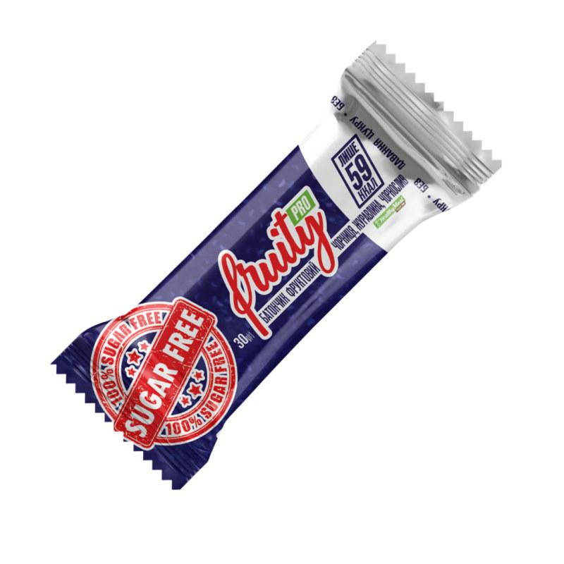 

Батончик Power Pro Fruity Pro Sugar Free, 30 грамм - черника-клюква-чернослив