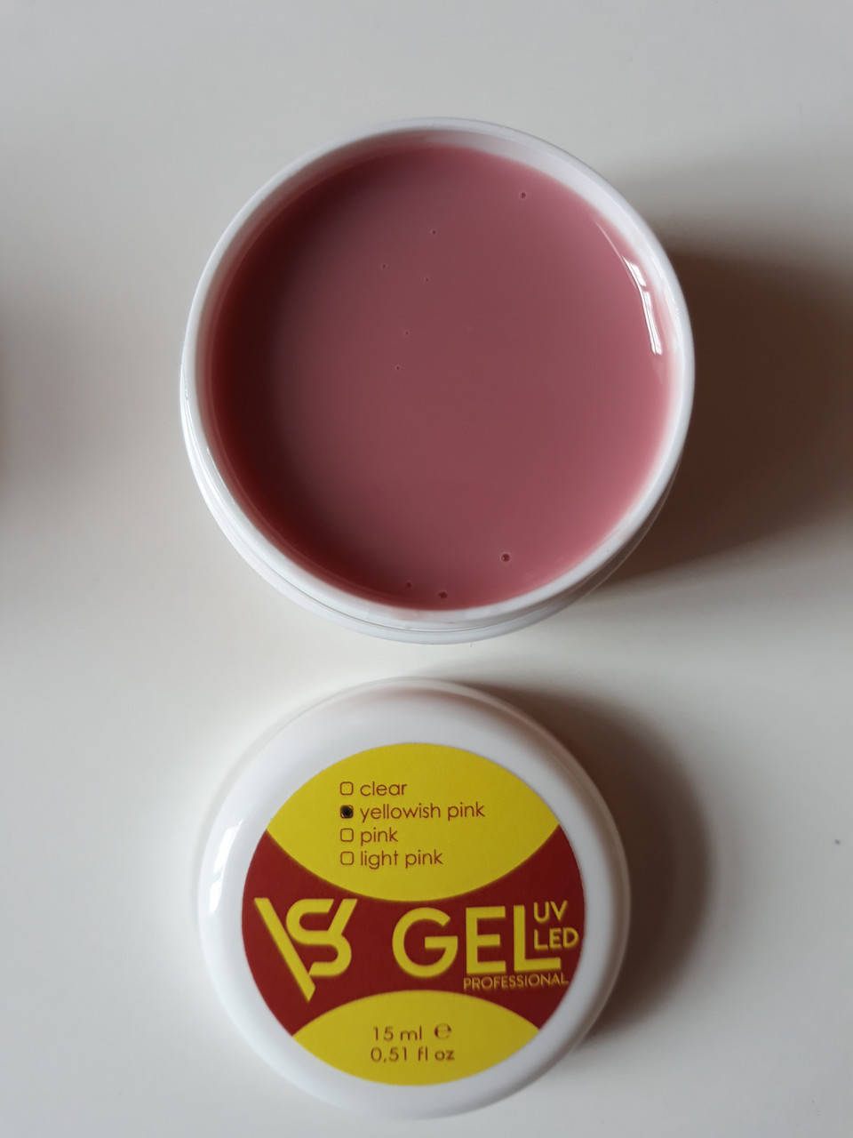 

Гель для наращивания и укрепления натуральных ногтей SV Gel uv/led 50 ml камуфлирующий бежево-розовый