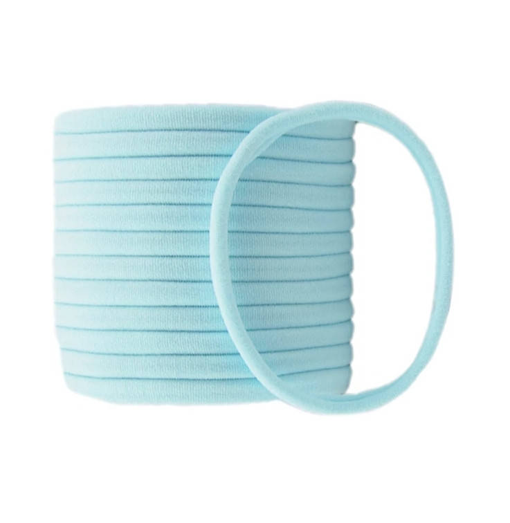 

Повязка-резинка бесшовная  светло-голубая, Голубой