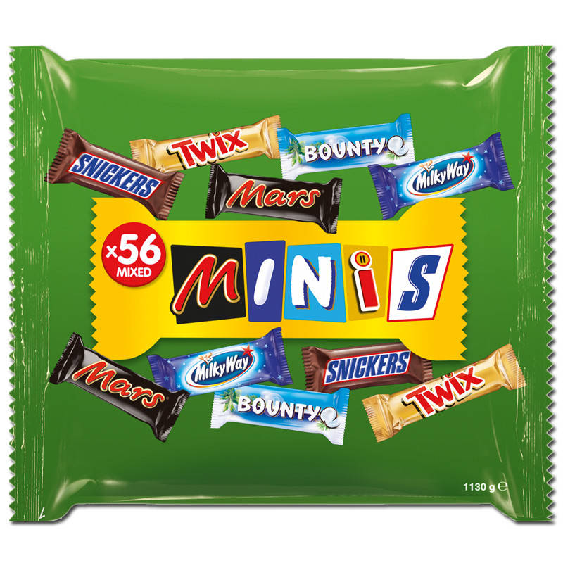 

Шоколадные конфеты Minis Mix 1130 g