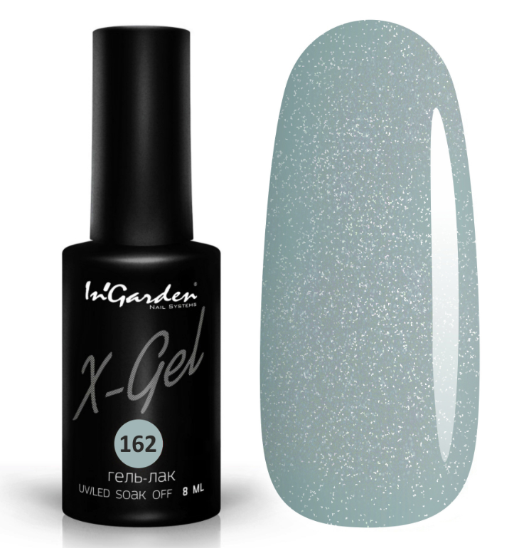 

Гель лак INGARDEN X-GEL (лазурный берег) № 162, 8 мл