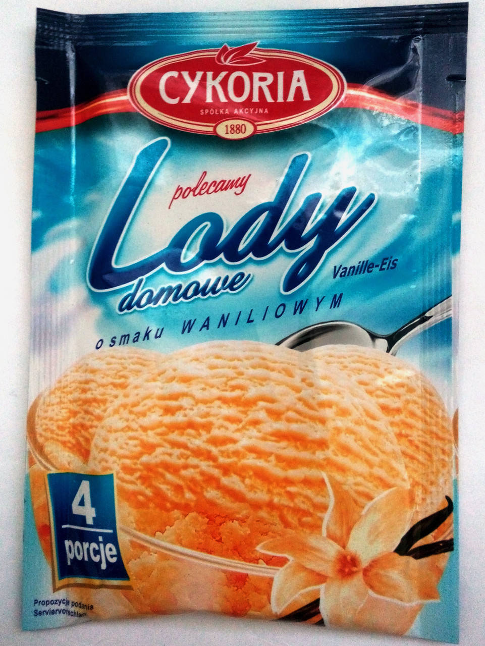 

Cykoria сухое мороженое Vanilla 60 g Польша