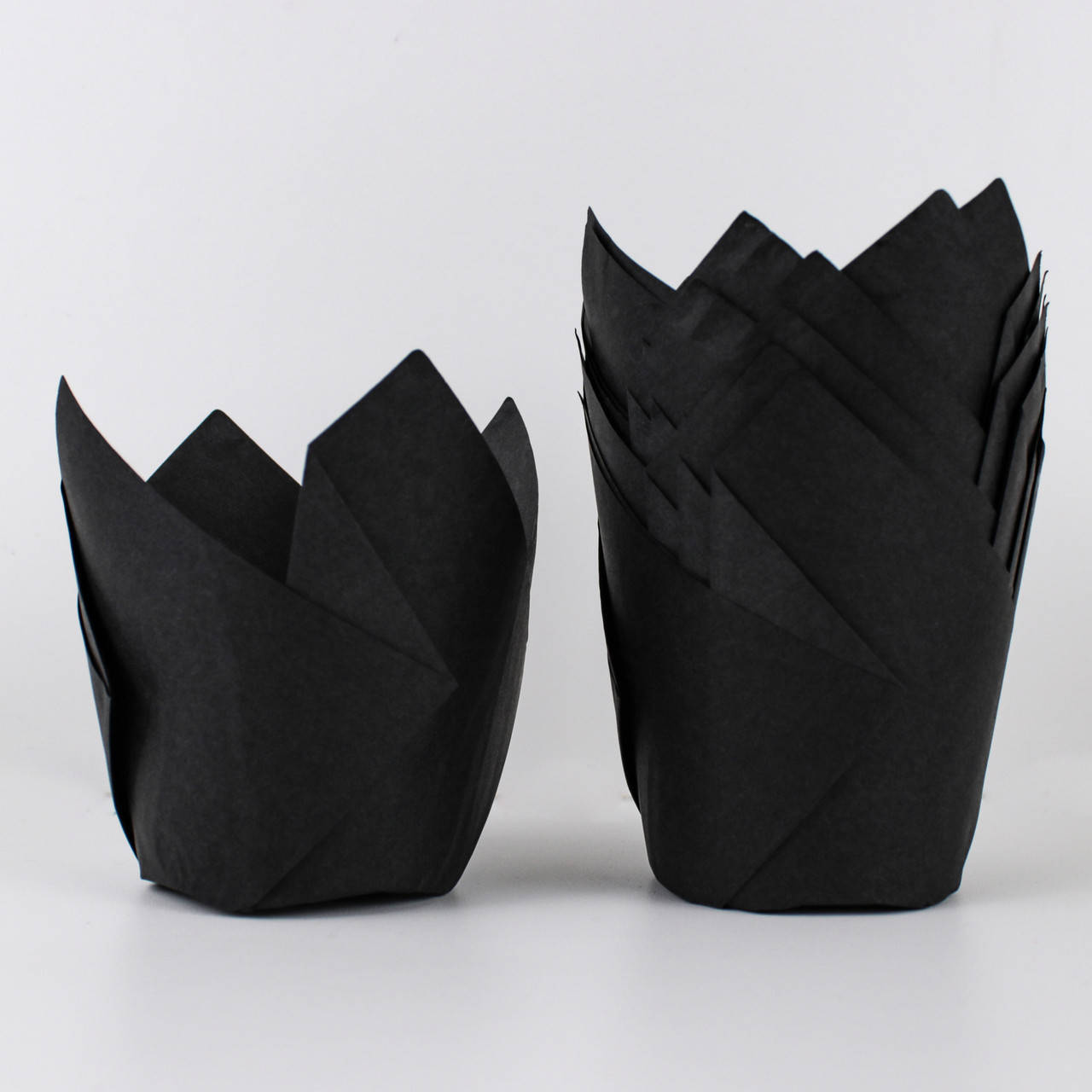 

Бумажная форма для маффинов Тюльпан черный 50 шт