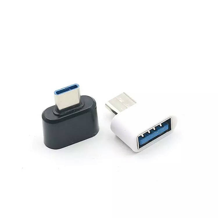 

OTG-адаптер USB - USB Type-C, переходник, Черный