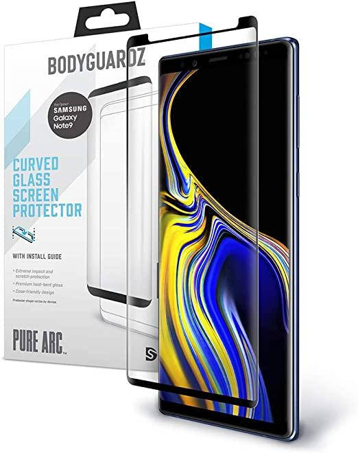 

Защитное стекло BodyGuardz Pure Arc для Samsung Galaxy Note 9 с шаблоном для поклейки