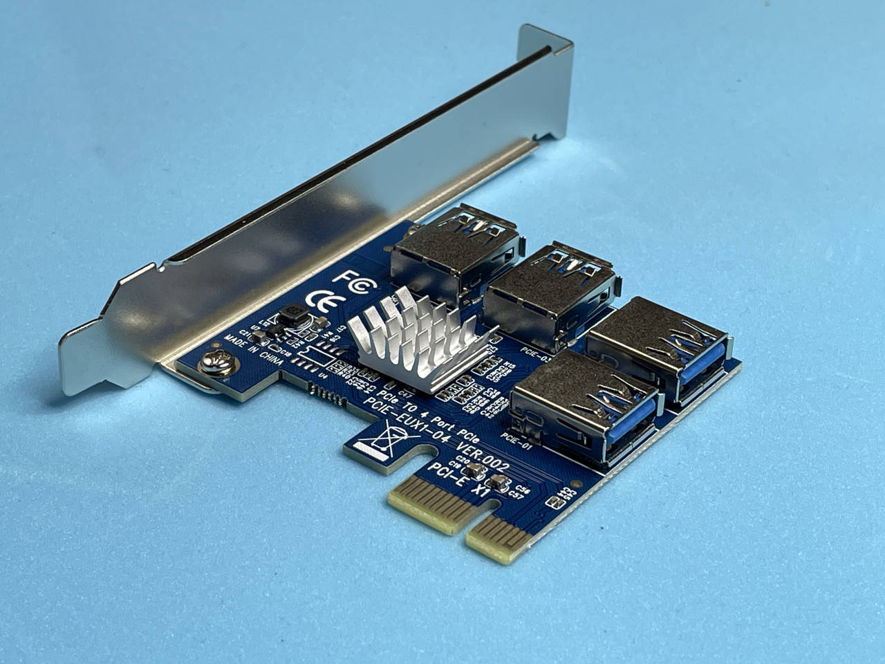 

Плата расширения для райзеров PCI-E PCI на 4 USB