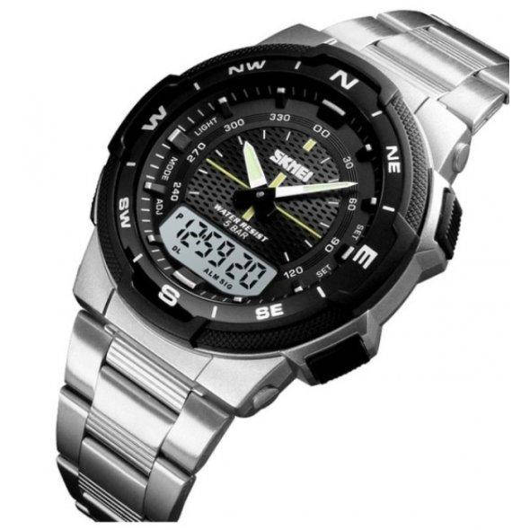 

Мужские наручные часы Skmei Marshal Серебристый