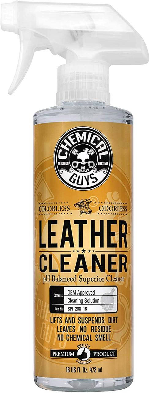 

Премиум очиститель для кожи Chemical Guys LEATHER CLEANER, 473 мл.