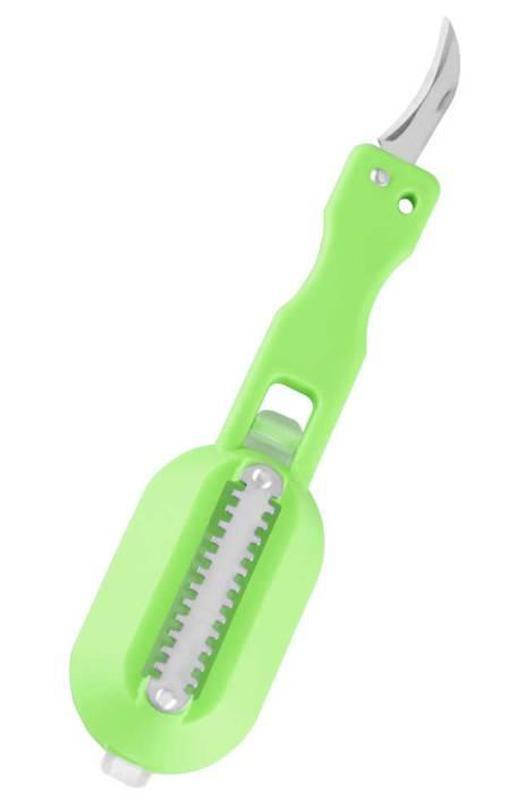 

Рыбочистка нож для чистки рыбы Killing-fish Knife Зеленая, Зелёный