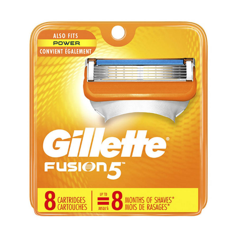 

Американские сменные картриджи для бритья Gillette Fusion 5 Power, мужские, 8 шт
