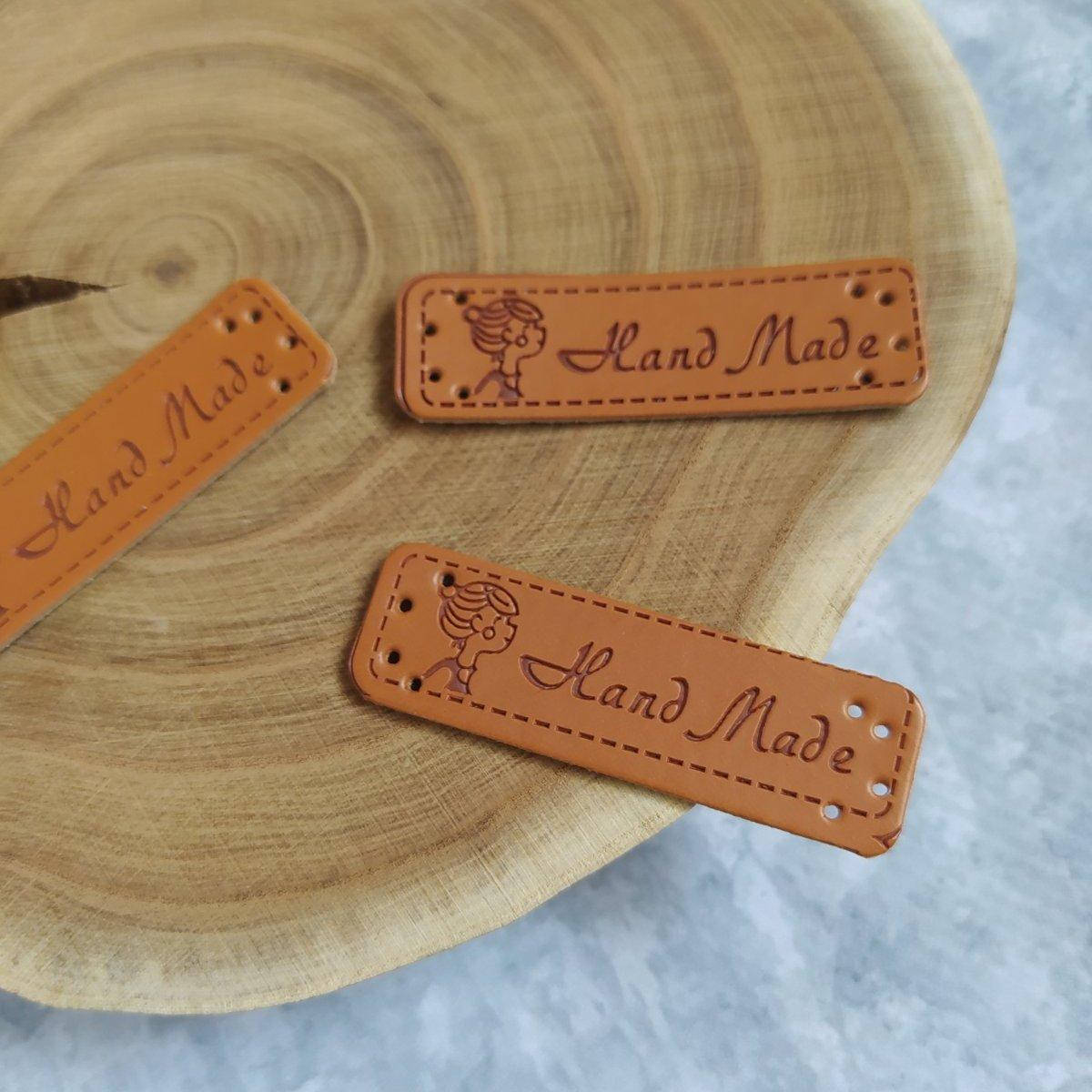

Бірочка шкіряна коричнева "HandMade"