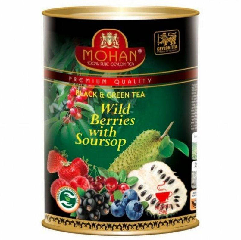 

Смесь зеленого и черного чая в подарочной банке Mohan 250 гр
