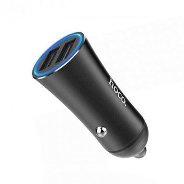 

Автомобильное зарядное устройство Hoco Z30A 2USB (Черный)
