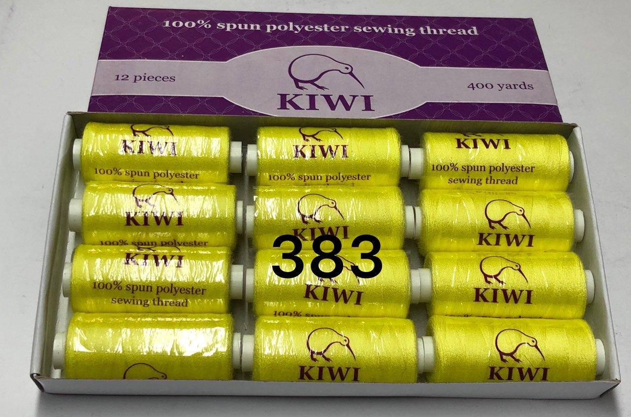 

Швейные нитки 40/2 383тон полиэстер Kiwi Киви 400ярдов