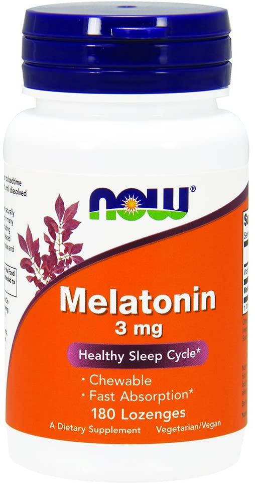 

Мелатонин для сна Now Foods Melatonin 3 mg 180 пастилок