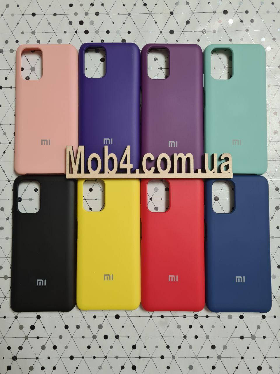 

Брендовый Soft-touch чехол Silicone Cover для Xiaomi Redmi Note 10, Разные цвета