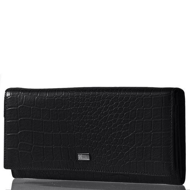 

Женский кожаный кошелёк Wanlima 62043790041a1 Black, Черный