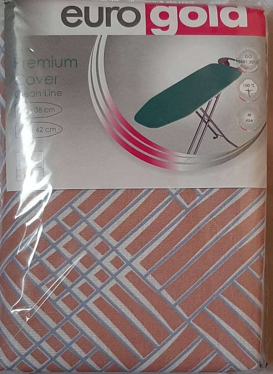 

Чехол для гладильной доски PREMIUM COVER -120 x 42 см.