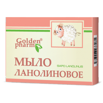 

Мыло Ланолиновое 70г /Голден-фарм/
