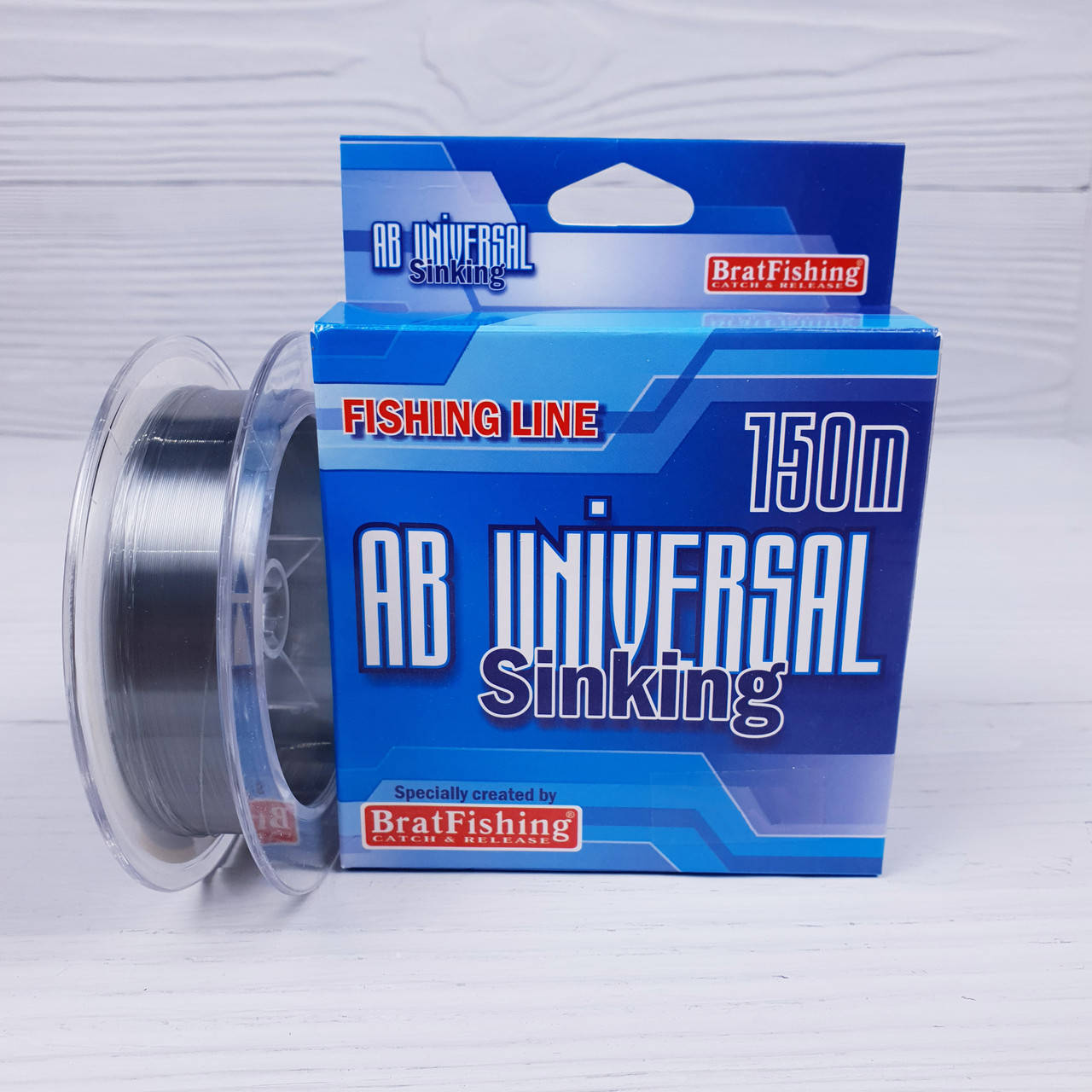 

Леска Ab Universal Sinking 150м 0.24мм 7.90кг, Светло-серый