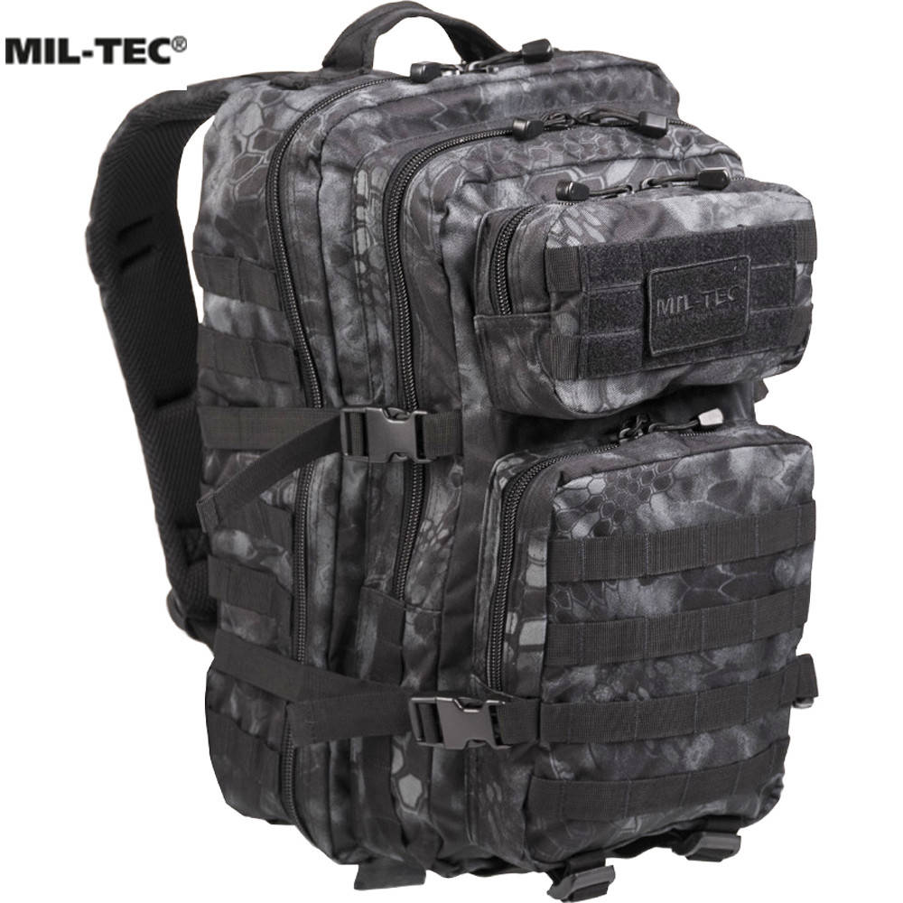 

Рюкзак Mil-Tec тактический, 36л молли BACKPACK US ASSAULT LARGE , цвет ночное небо (Размер В51 х Ш29 х Г28 см), Черный