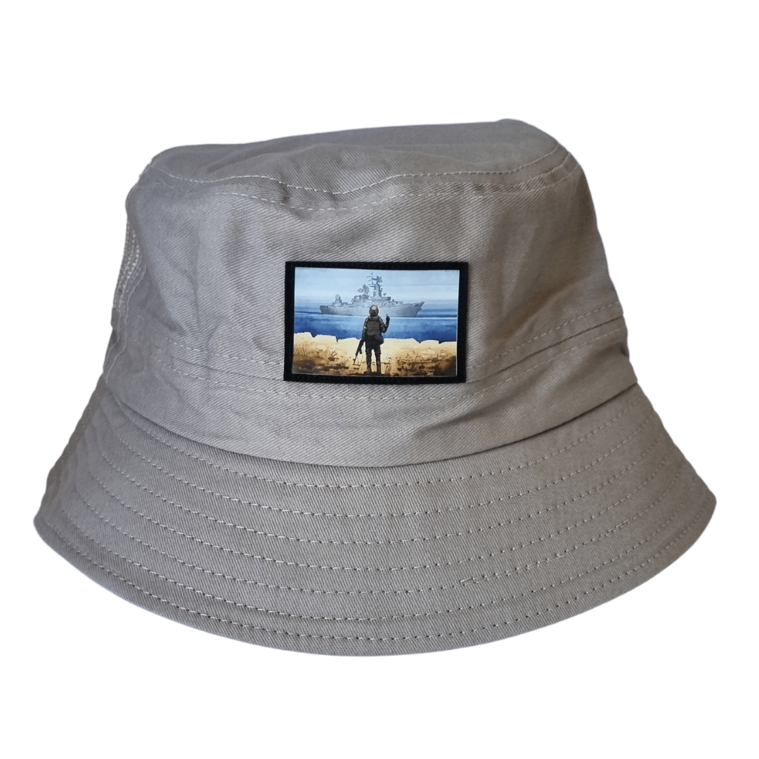 

Панама марка сетка серый