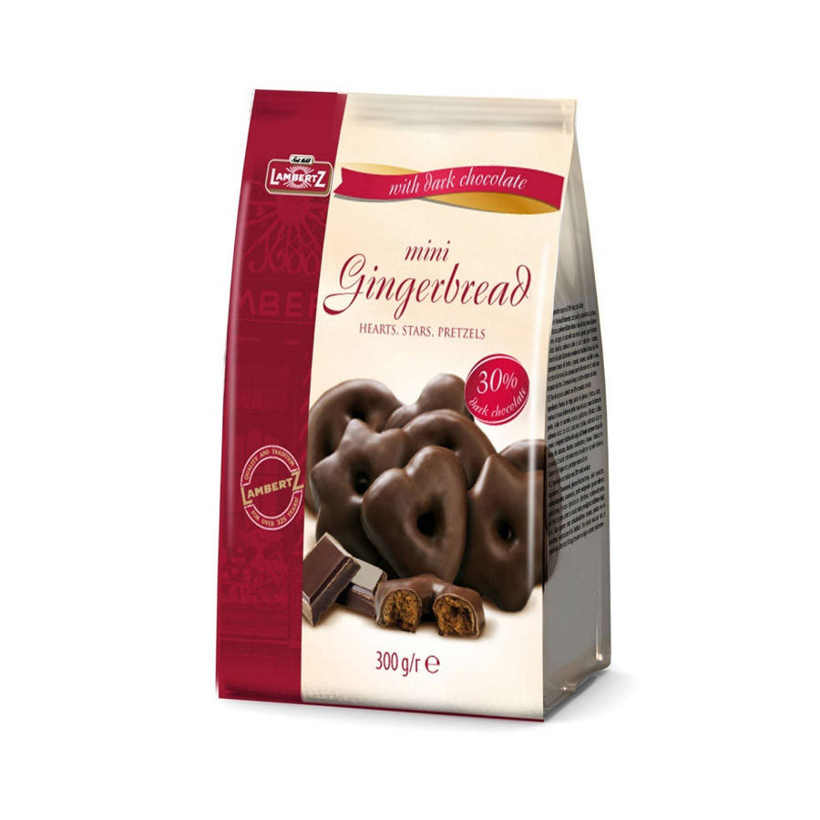 

Пряники Henry Lambertz Mini Hearts Pretzels & Stars 300g