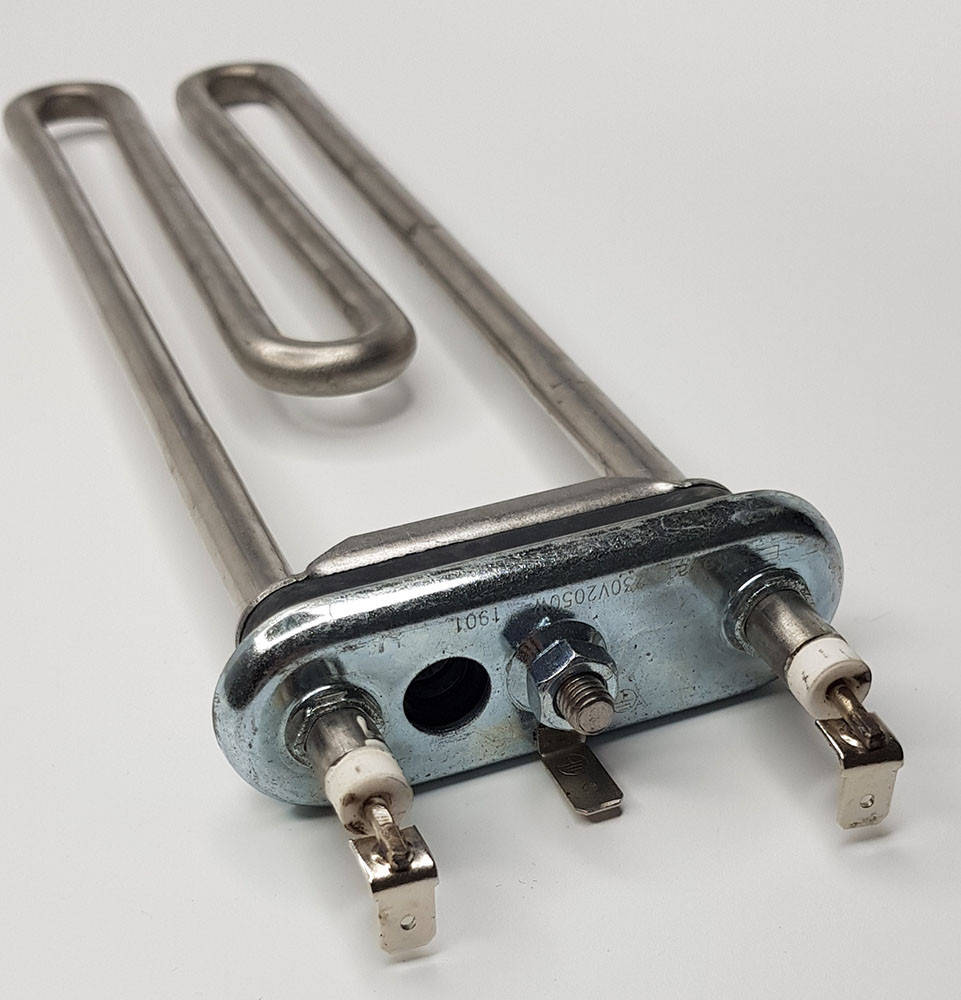 

ТЭН к стиральной машине 2050W L=245 отверстие под дачтик Whirlpool KAWAI WM31000017