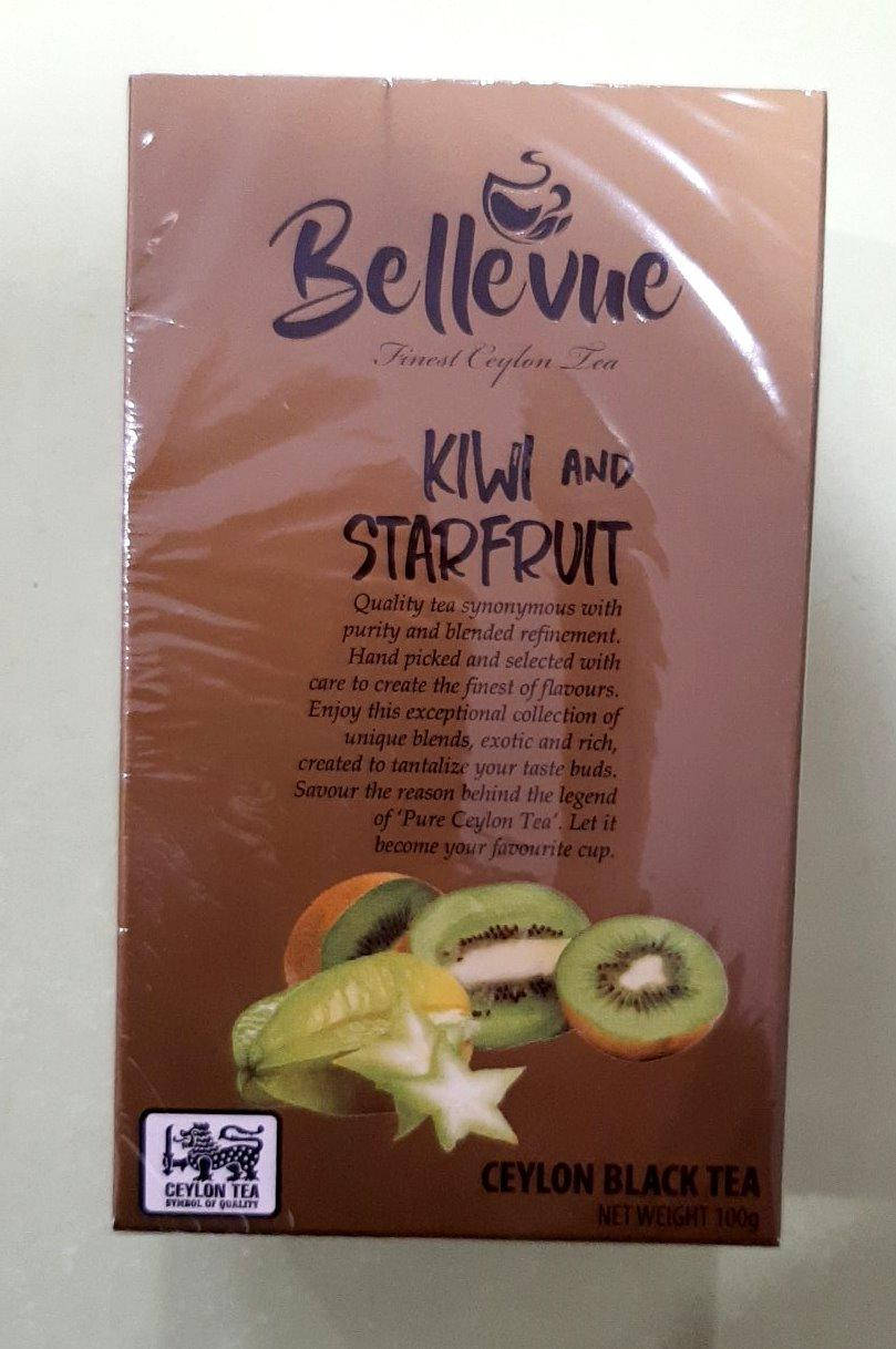 

Чай Bellevue с киви и карамболем 100 г черный