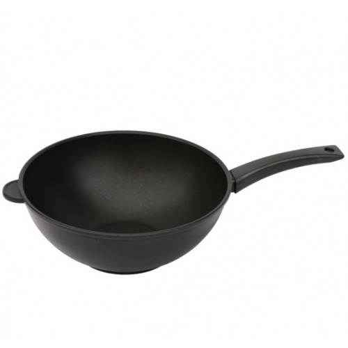 

Сковорода алюминиевая WOK Биол c крышкой 30 см (3002ПС)