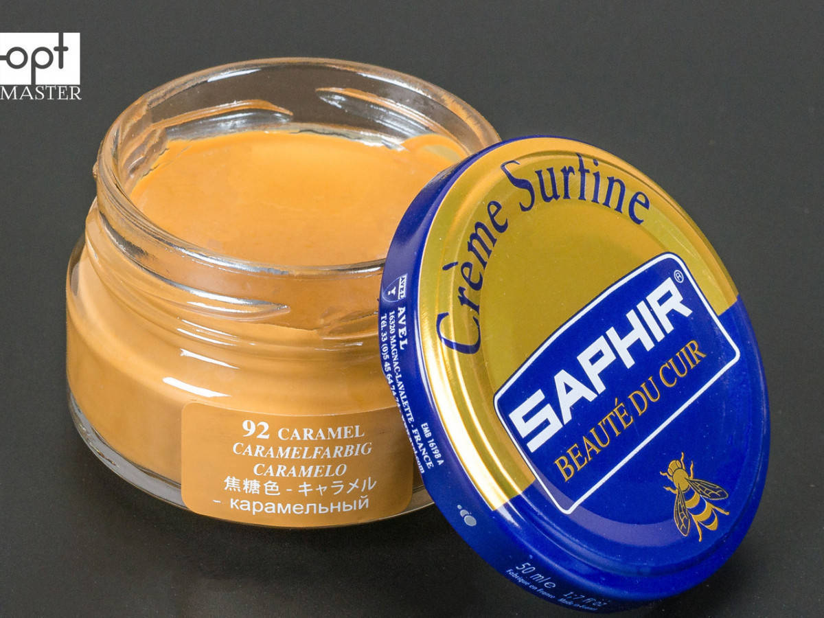 

Увлажняющий крем для обуви Saphir Creme Surfine, цв. карамель (92), 50 мл (0032)