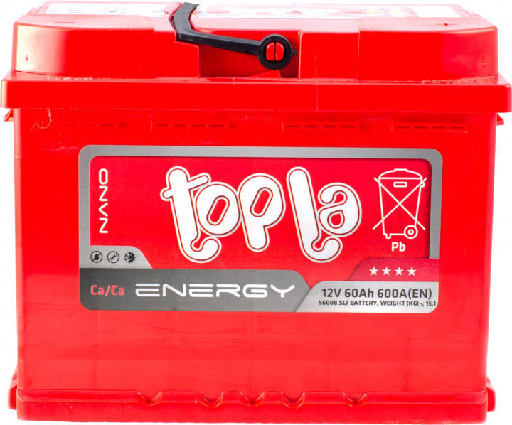 

Автомобильный аккумулятор Topla 60Ah/12V 600A Energy Euro (0) (108 060)