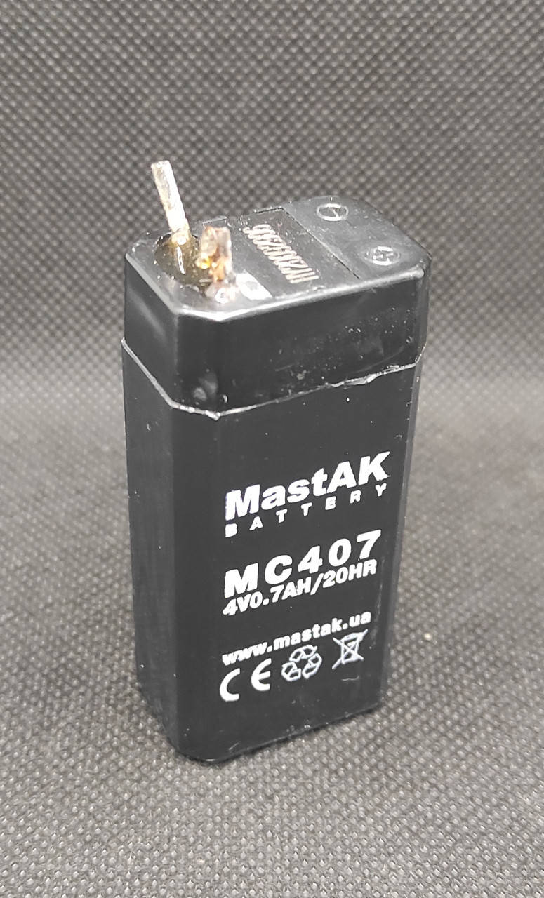

Аккумулятор Mastak MС407 ( 4V 700mAh )