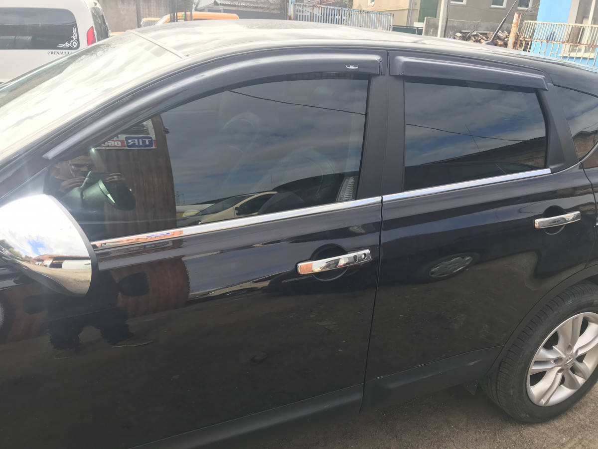 

Наружняя окантовка стекол (4 шт, нерж) - Nissan Qashqai 2007-2014 гг.