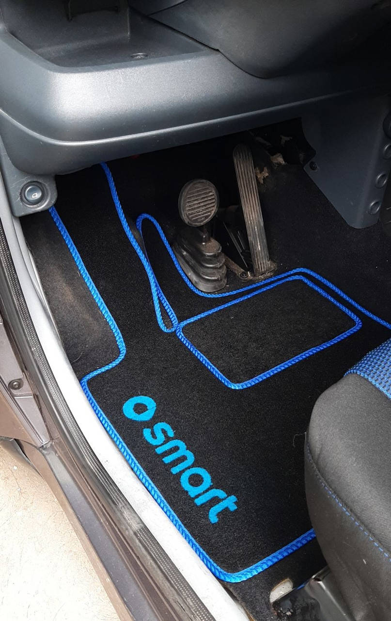 

Водительский ворсовый коврик Smart Fortwo 450, Черный