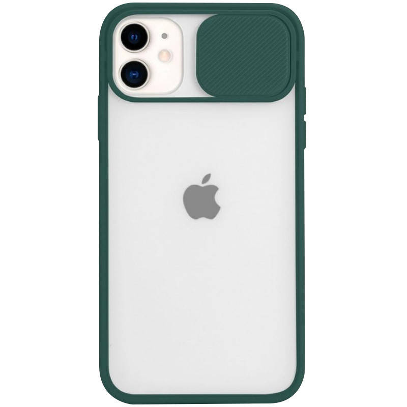 

Чехол со шторкой на камеру для Apple iPhone 12 mini (5.4") (Зеленый)