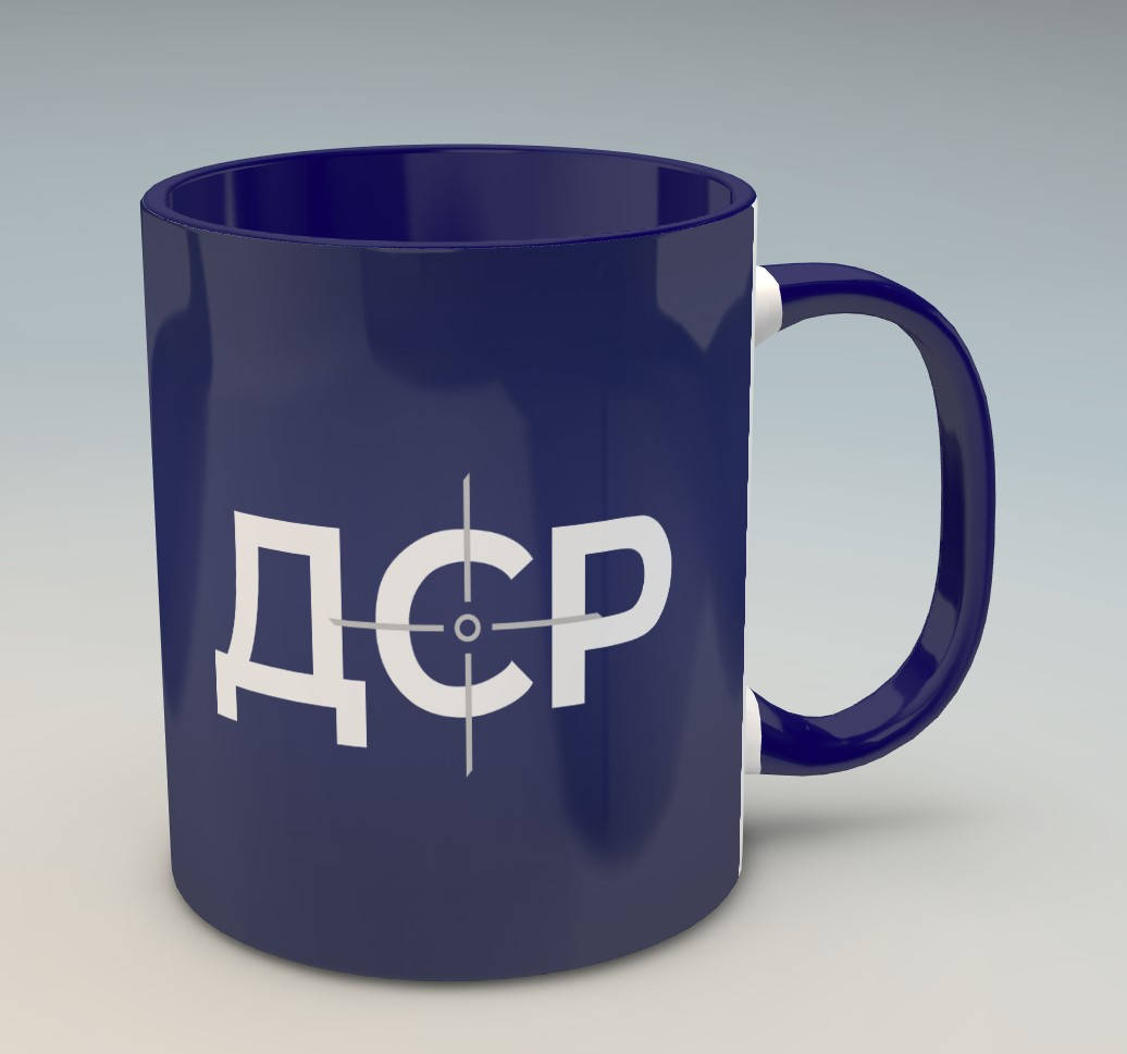 

Чашка Полиция ДСР Темно-синий