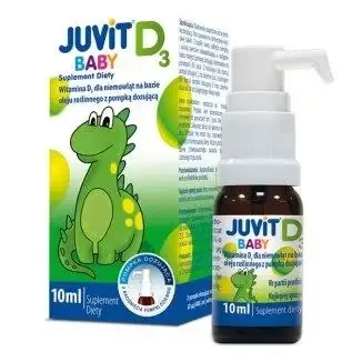 

Juvit Baby D3 - краплі для дітей, 10 мл вітамін Д3