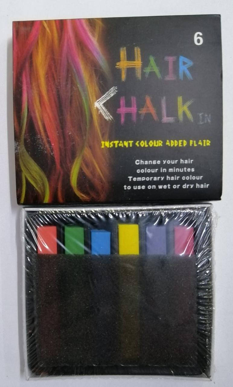 

Мелки для волос 6 цветов Hair Chalk