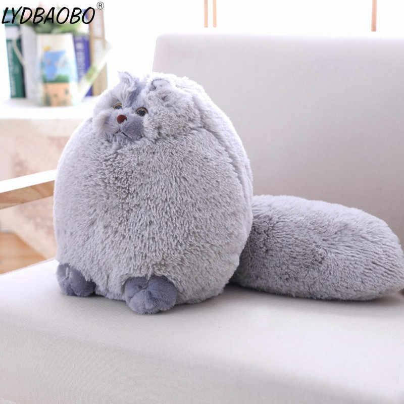 

Мягкая игрушка подушка Кот серый
