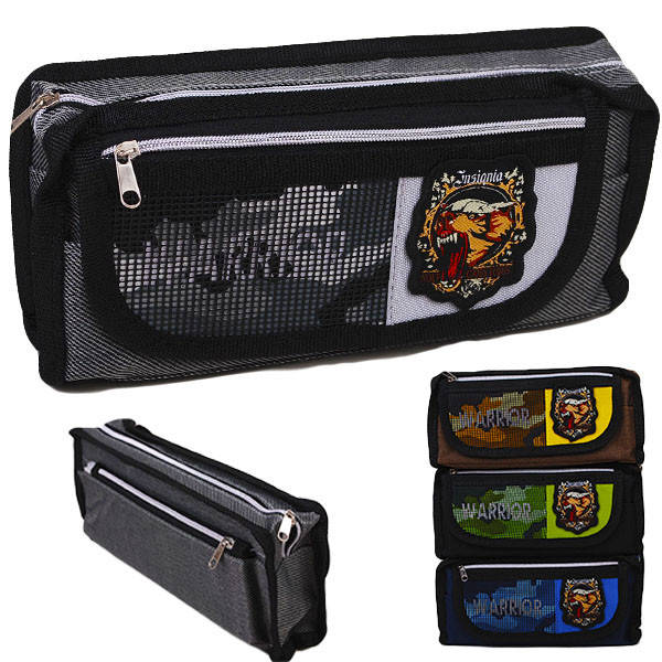 

Пенал 3 від."Warrior" 21*10*5см, P2678